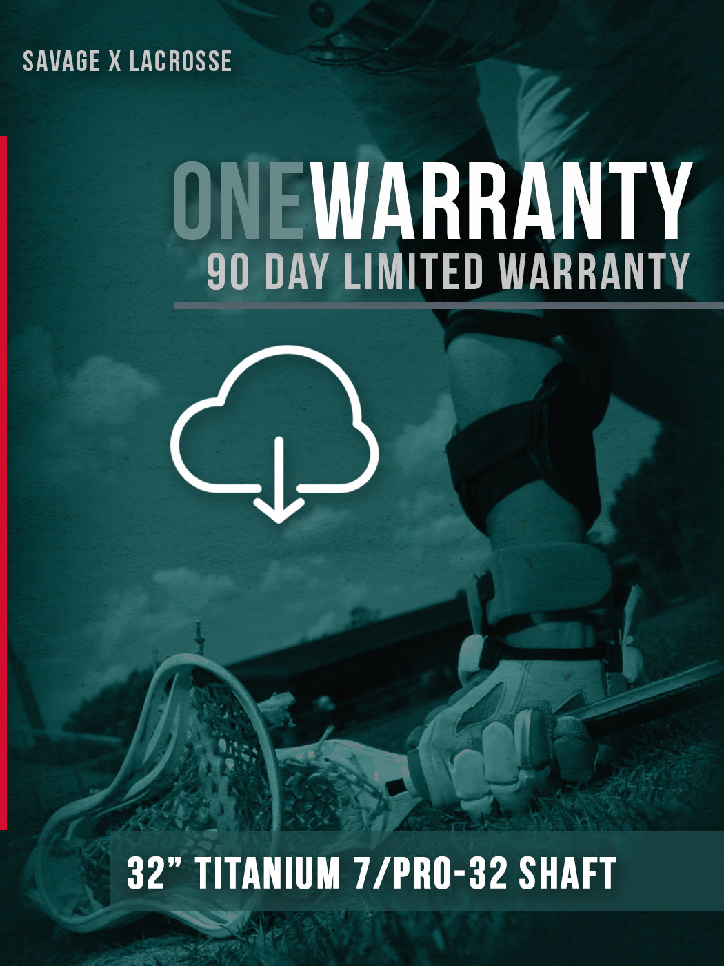 OneWarranty by Savage X Lacrosse allows the user to apply a single warranty to multiple items in their order. For example with a purchase of two lacrosse shafts and one warranty, that warranty can be used for either shaft. Watch our "Introducing OneWarranty" video.