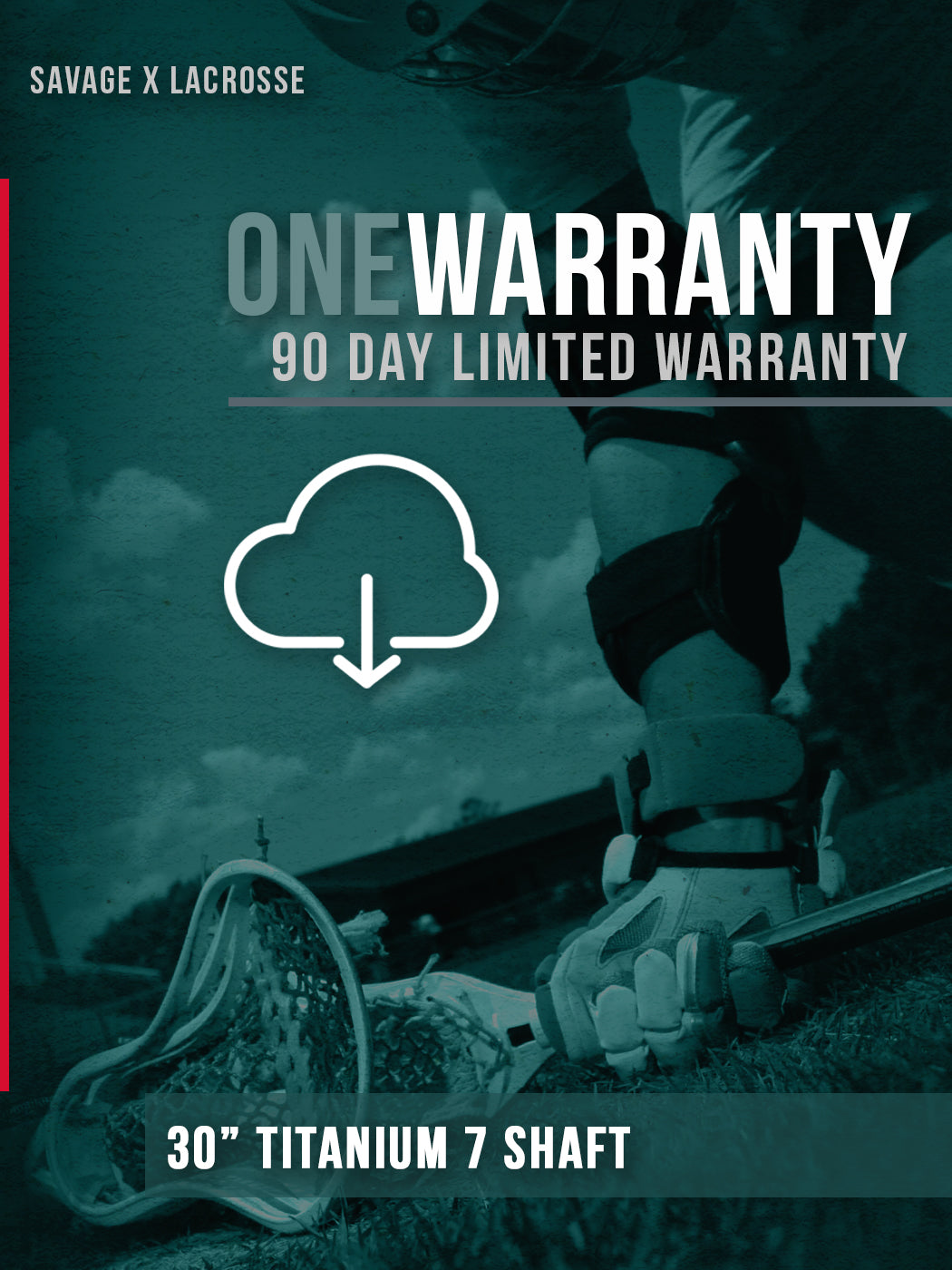 The most unique warranty program in lacrosse, OneWarranty by Savage X Lacrosse allows the user to apply a single warranty to multiple items in their order. For example with a purchase of two lacrosse shafts and one warranty, that warranty can be used for either shaft. Watch our "Introducing OneWarranty" video.