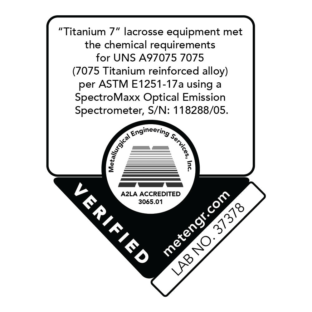 Titanium 7/40 Lacrosse Goalie Shaft 44.95 Savage X Lacrosse