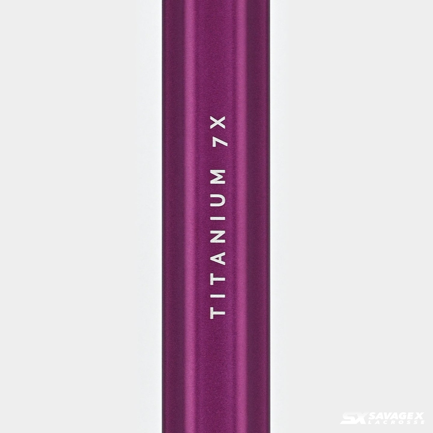 A product video of the Titanium 7X Lacrosse Shaft in colorway variant Royal Purple.