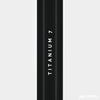 A product video of the Savage X Lacrosse Titanium 7 shaft, in Black colorway, showing a closeup view of the logo graphic and a 45 degree view of the shaft.