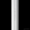 All angles of the Titanium 7 Lacrosse Handle in Classic White.