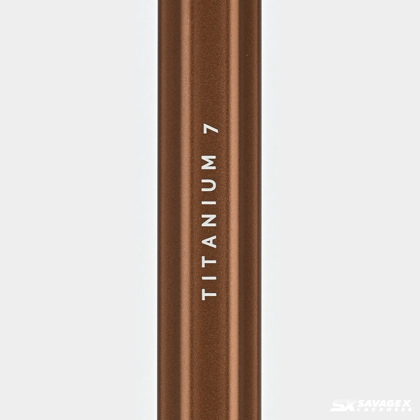 A product video of the Titanium 7 Lacrosse Shaft in colorway variant Sienna