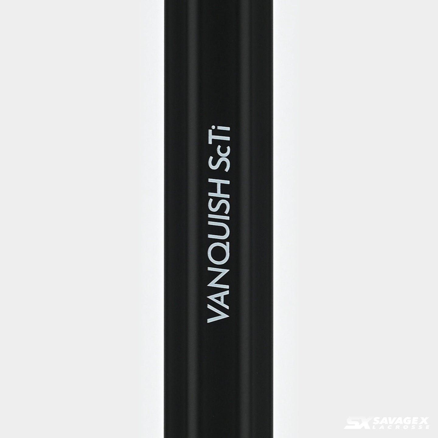 A product video of the Vanquish ScTi Lacrosse Shaft, in colorway variant Black.