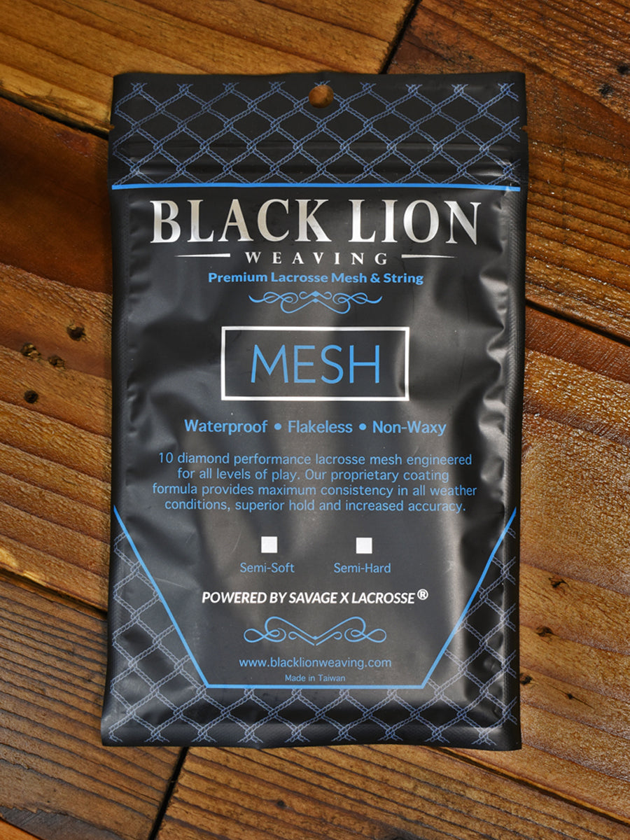 Black Lion Premium Lacrosse Mesh Savage X Lacrosse LLC